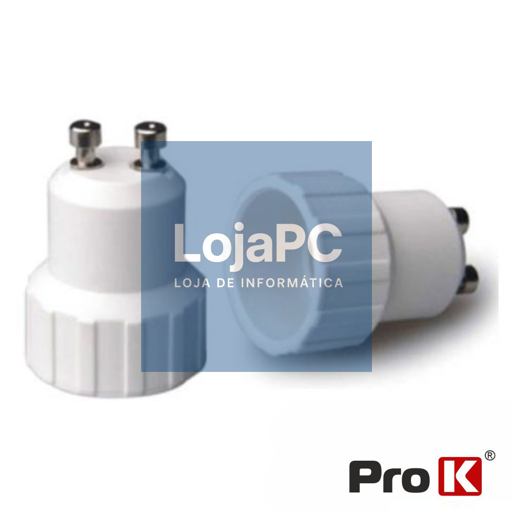 CASQUILHO ADAPTADOR DE GU10 P/ E14 PROK