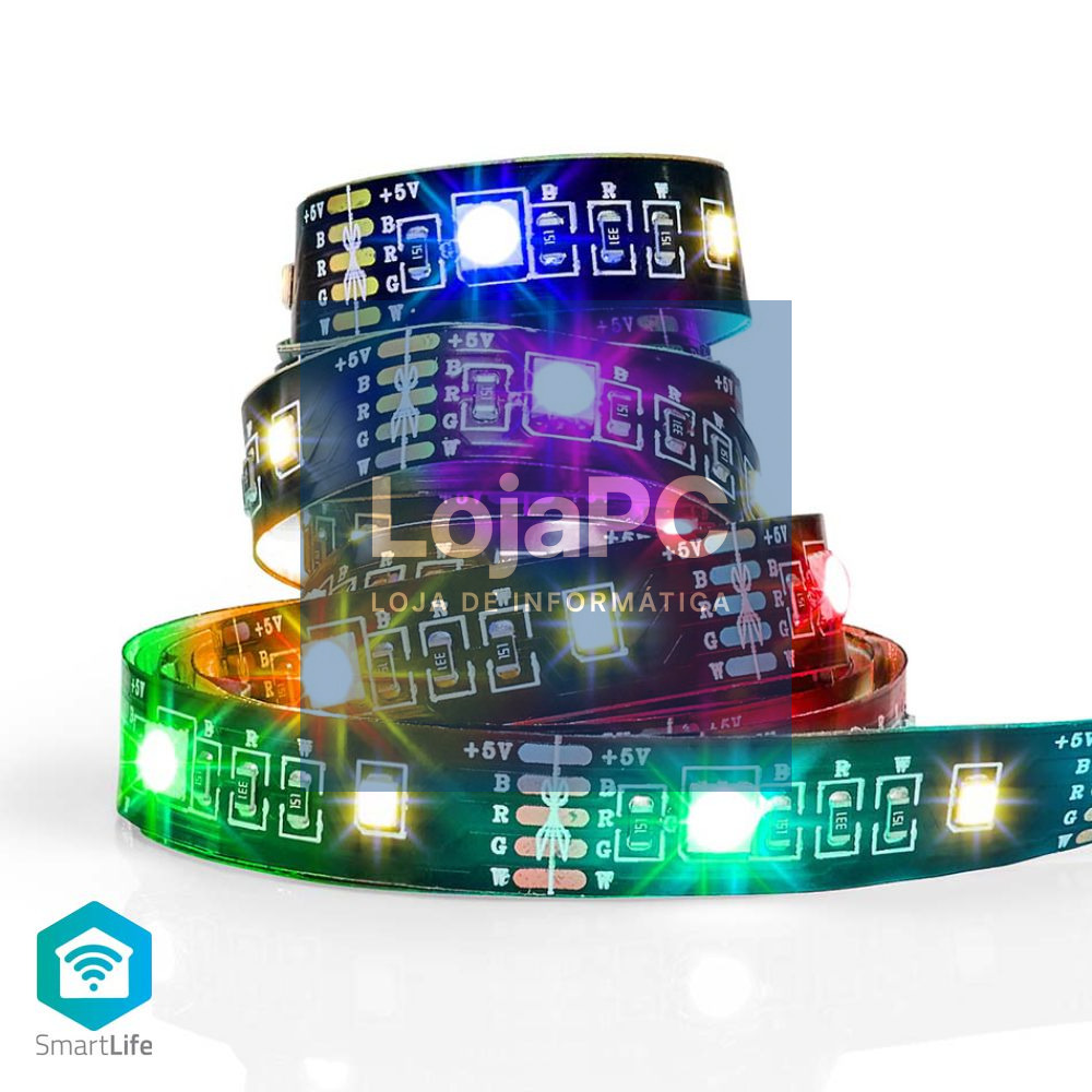 Fita 120 LEDS C/ USB 5050 RGBW 5V 2m IP20 Bluetooth