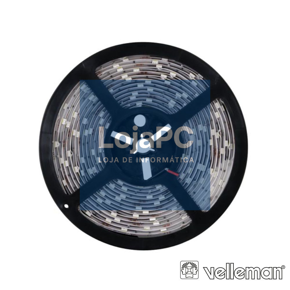 Fita LED Flexível Azul 300 LED´S 5M 12V VELLEMAN