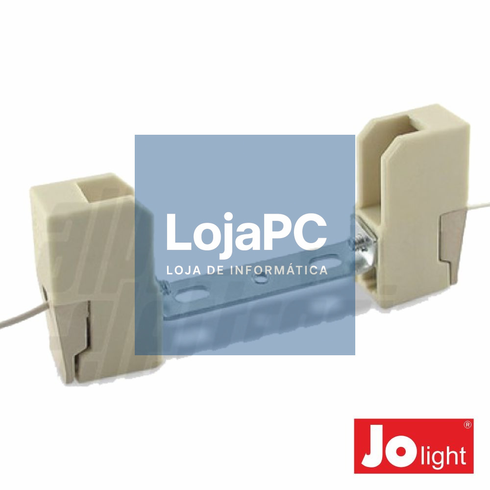 CASQUILHO P/ LÂMPADA R7S BEGE 78MM JOLIGHT