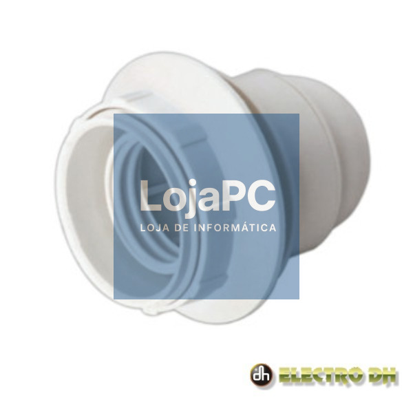 CASQUILHO P/ LÂMPADA E27 BRANCO EDH