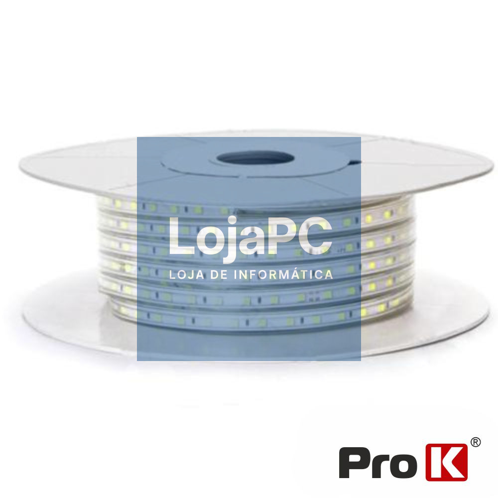 FITA 3000 LEDS 5050 IMPERMEÁVEL Vermelha 220V 50m PROK
