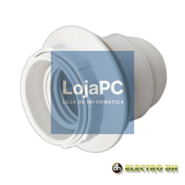 CASQUILHO P/ LÂMPADA E14 BRANCO EDH