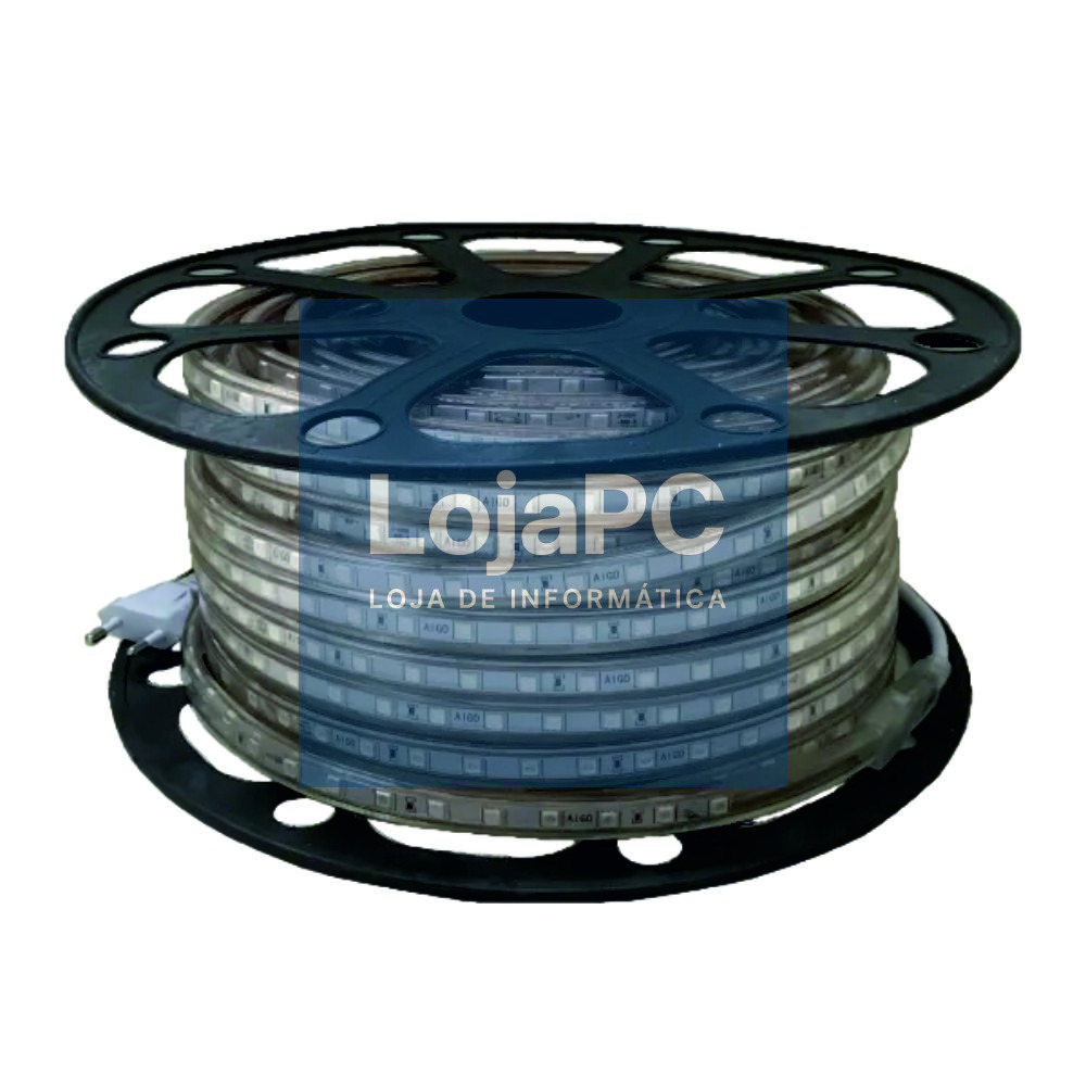 FITA 3000 LEDS 5050 IMPERMEÁVEL AZUL 220V 50m PROK