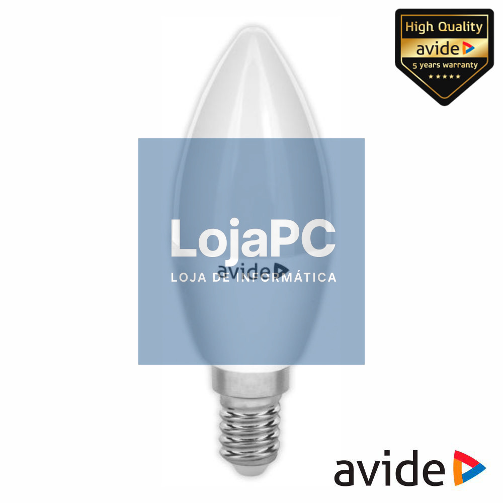 Lâmpada LED E14 Vela 7W 230V 4000K 600lm Value Range AVIDE