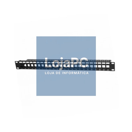 PEPEGREEN 24-PORT Cat 6 UTP PATCH PANEL (EMPTY)