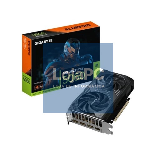 TARJETA GRÁFICA GIGABYTE RTX 5060 WINDFORCE MAX 8GB OC GDDR7
