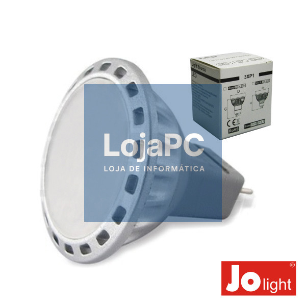 LÂMPADA G4 1.5W 10-30V 3 LEDS BRANCO FRIO JOLIGHT