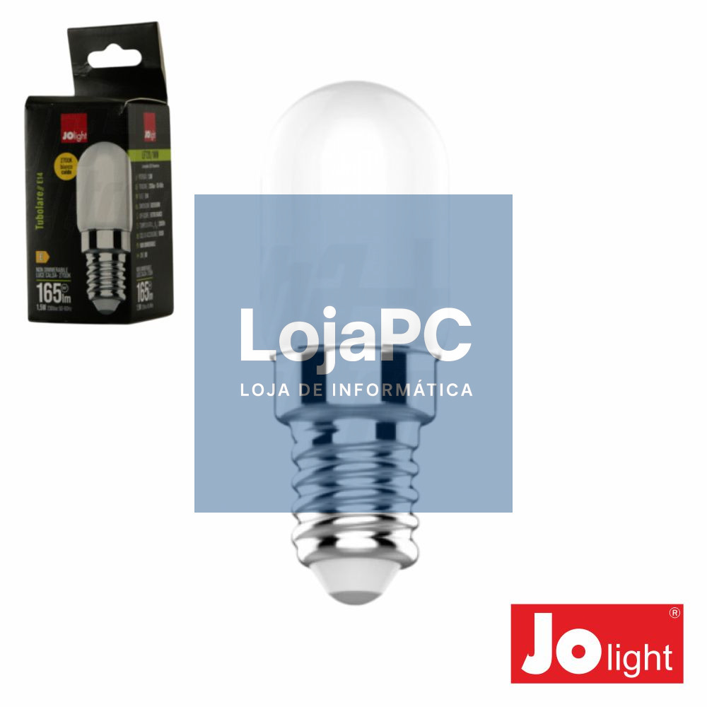 Lâmpada LED E14 T20 Filamento 1.5W 230V 2700K 165lm JOLIGHT