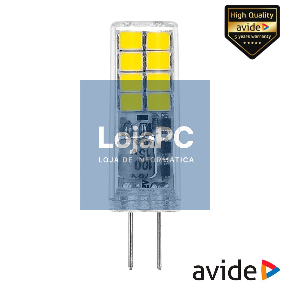 Lâmpada LED G4 1.2W 12V 4000K 150lm AVIDE