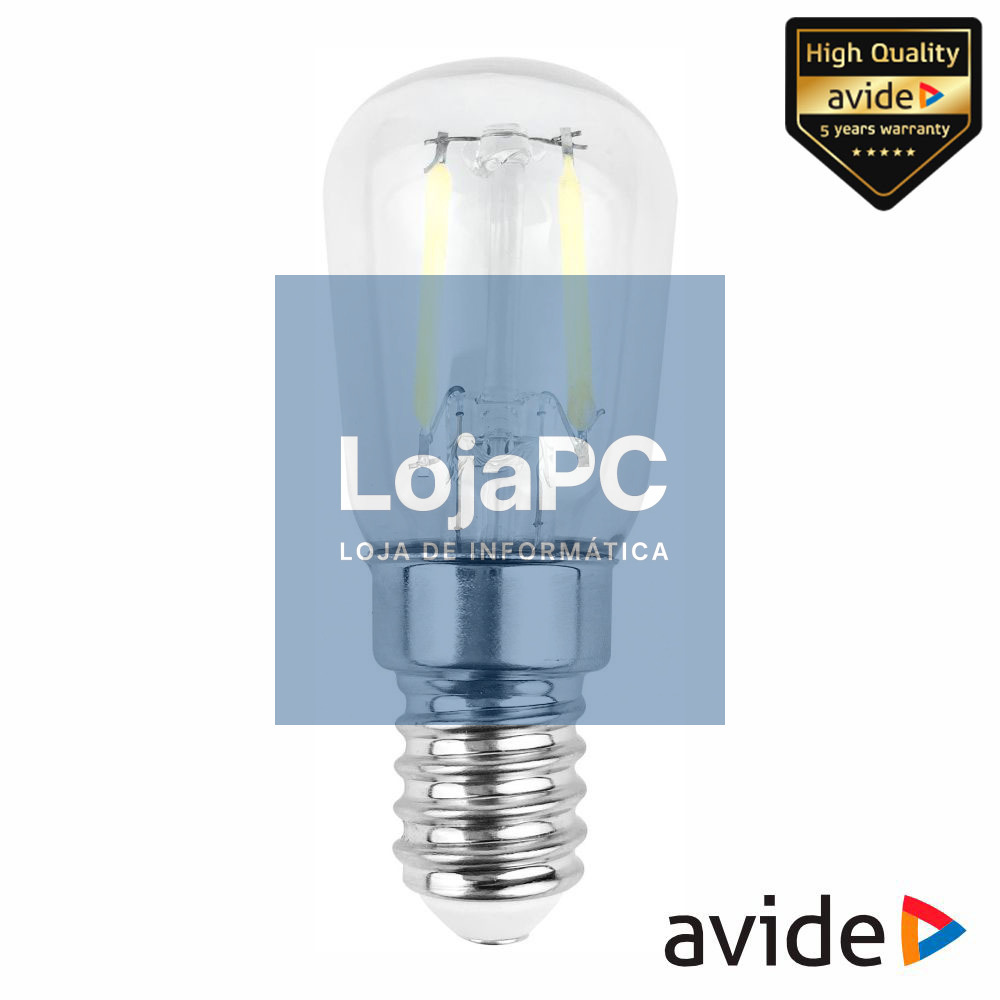Lâmpada LED E14 T26 Filamento 2W 230V 4000K 220lm AVIDE