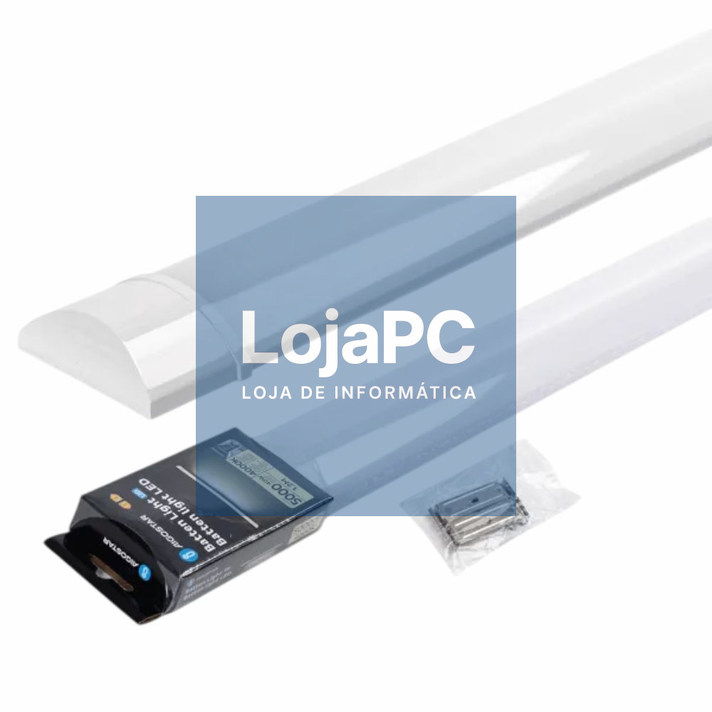 Armadura LED Batten Slim 40W 1.20m IP20 4000K 5000lm