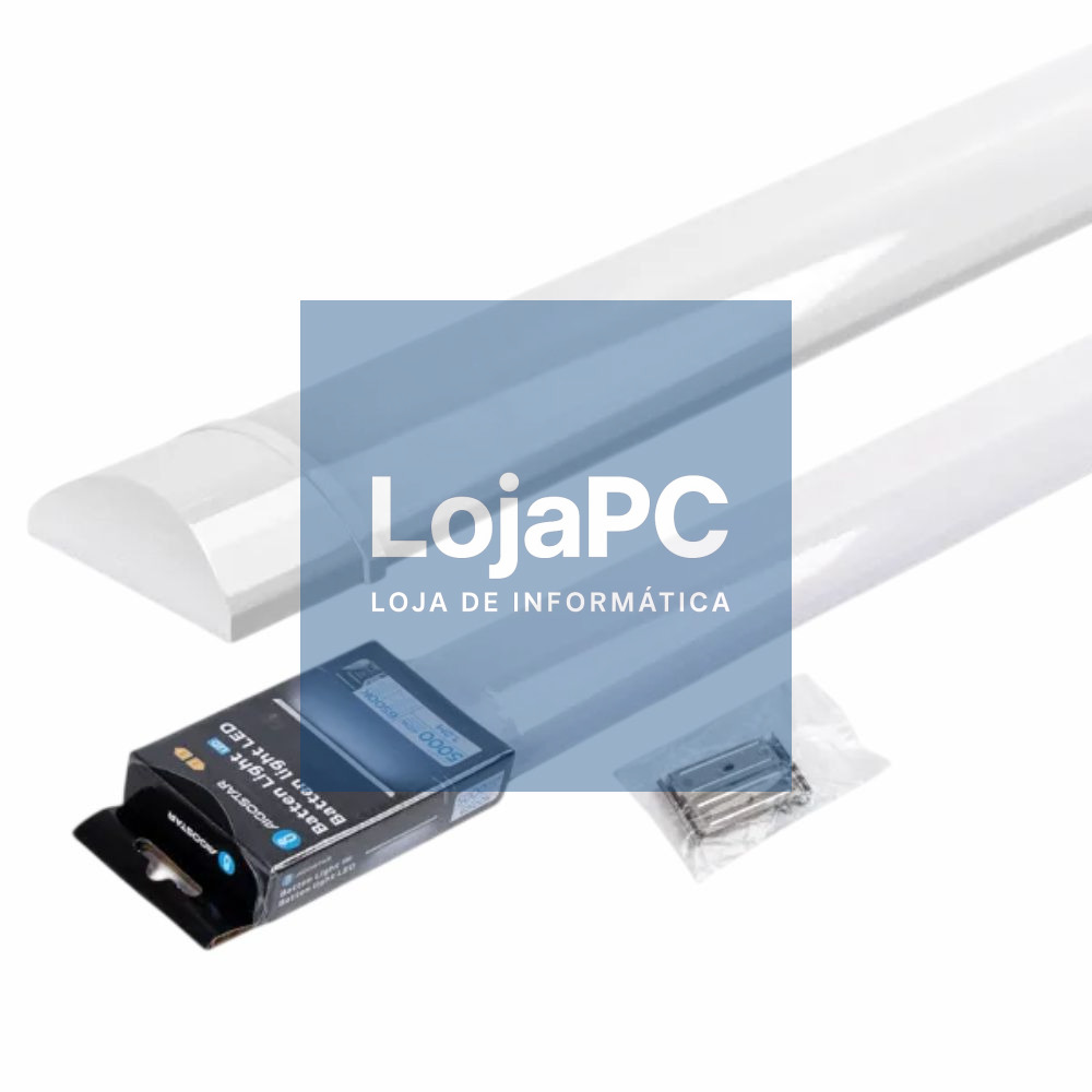 Armadura LED Batten Slim 40W 1.20cm IP20 6500K 5000lm
