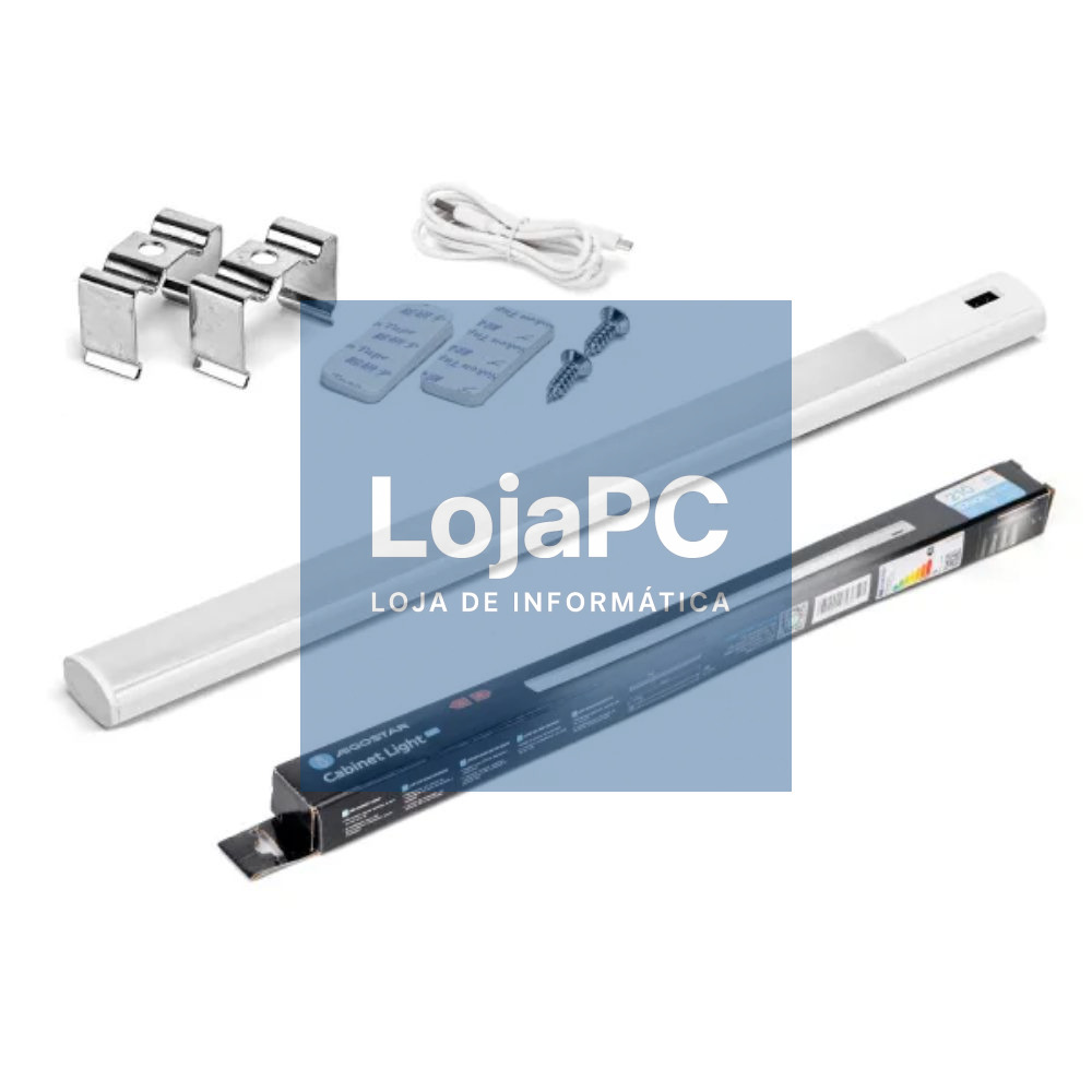 Iluminação LED C/ Sensor 3W 30cm P/ Armários 5700K 210lm