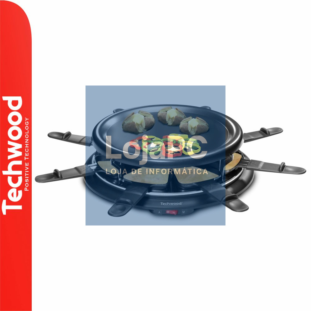 Grelhador Raclette 8 Pessoas 900W TECHWOOD