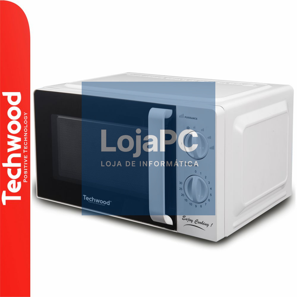 Microondas Branco 20 Litros 700W TECHWOOD