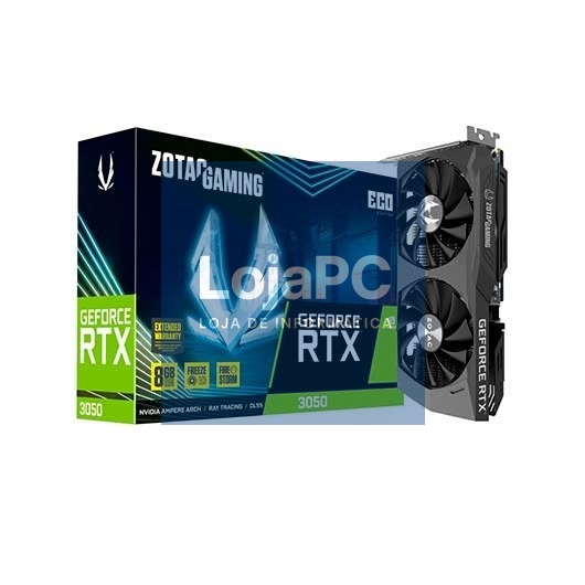 ZOTAC RTX 3050 ECO 8GB GDDR6 GRAPHIC CARD