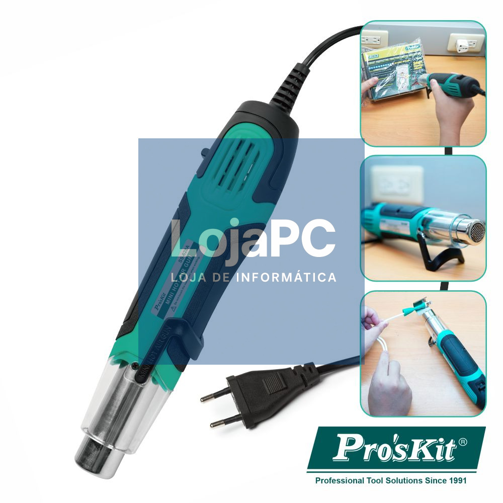 Mini Pistola De Ar Quente 250/500W 220V-240V PROSKIT
