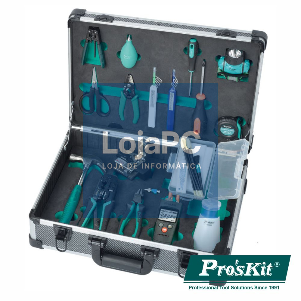 Mala Ferramentas Profissional Fibra Óptica PROSKIT