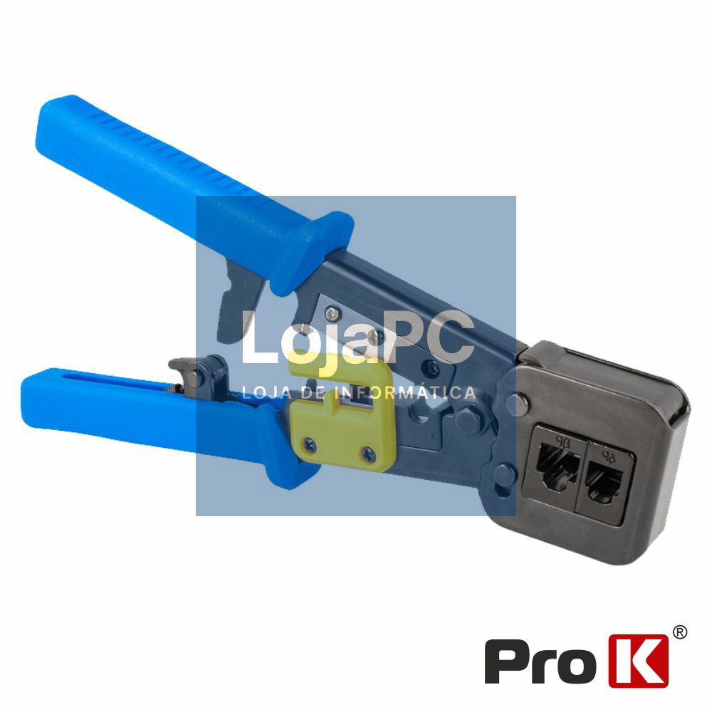 ALICATE DE CRAVAR 6P6C/6P4C/8P8C/RJ12/RJ45 PASSANTE PROK