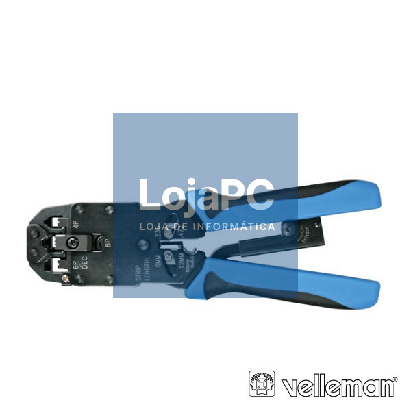 ALICATE P/ CRAVAR 4P4C/6P4C/8P8C/RJ10/RJ11/RJ45