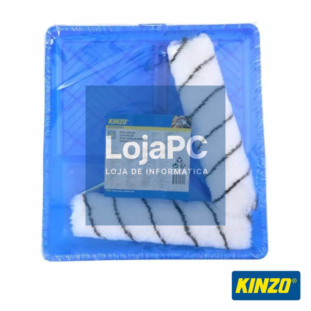 Conjunto De Pintura C/ Tabuleiro E 2 Rolos KINZO
