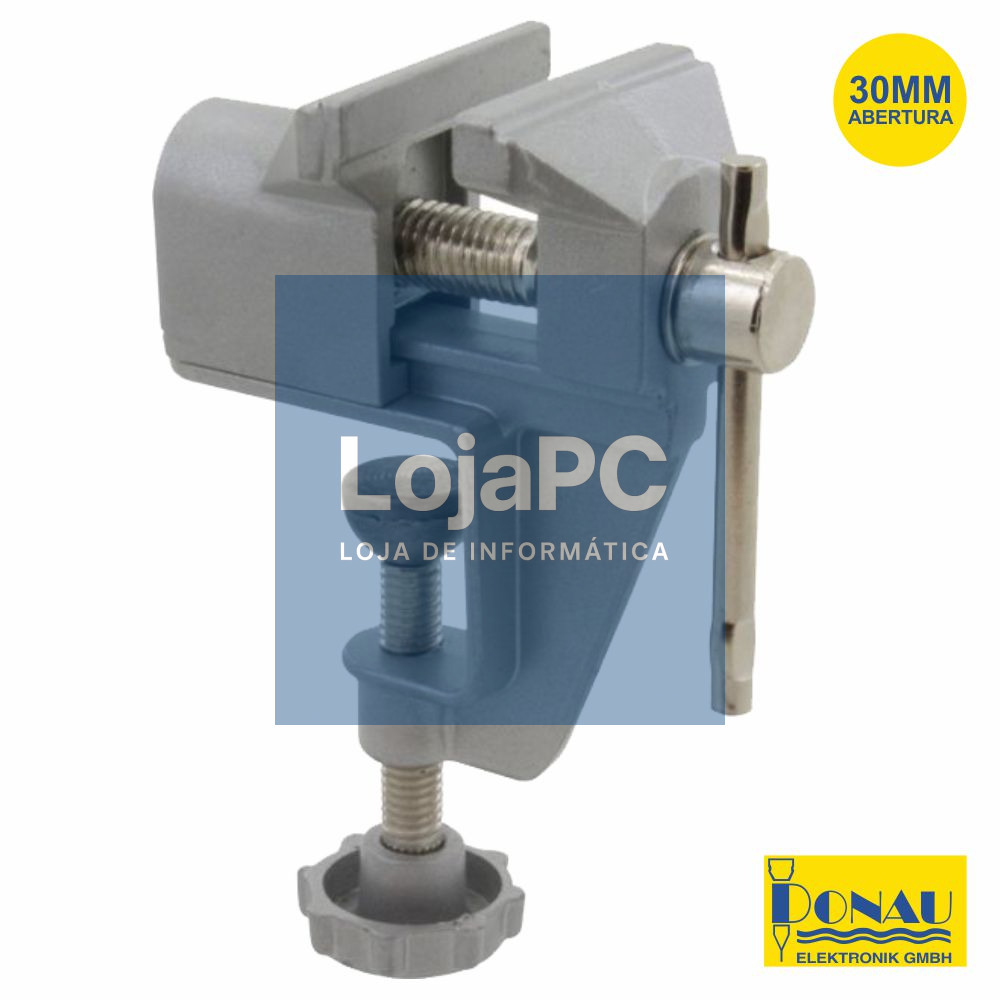 TORNO DE MESA COMPACTO EM ALUMÍNIO ABERTURA 30MM DONAU