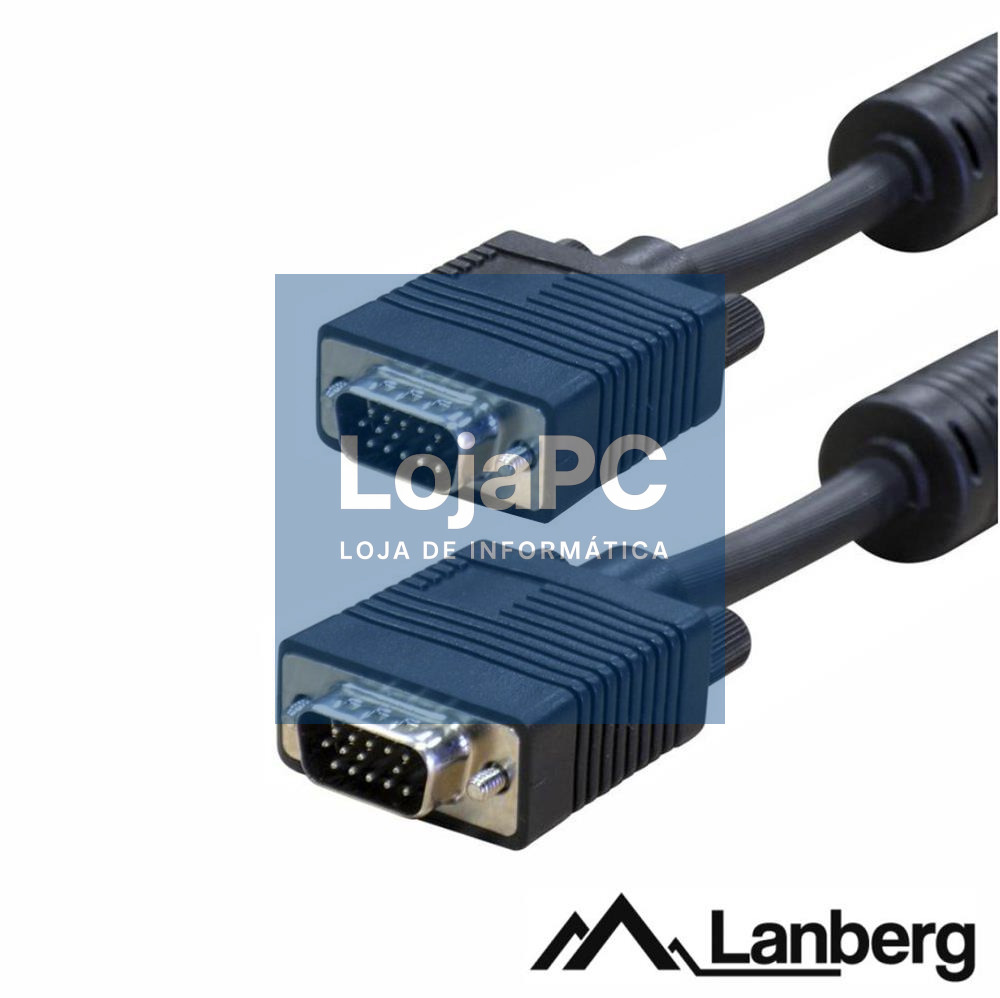 Cabo VGA Macho / Macho C/ Filtro 1.8m LANBERG