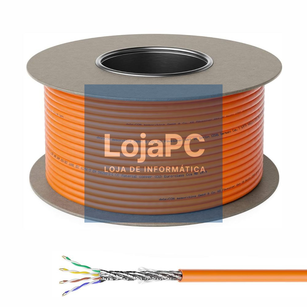 Cabo S/FTP CAT7 Flexível 100m