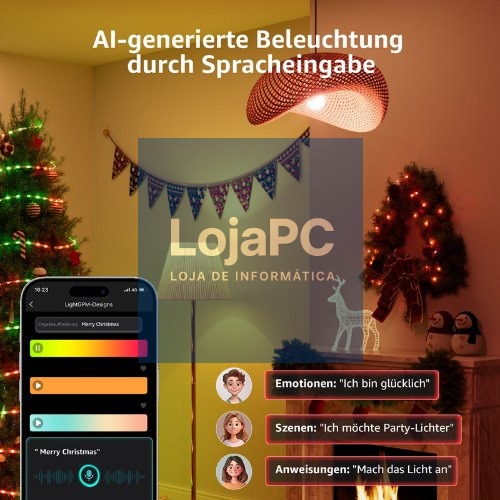 BOMBILLA LED E27 LEPRO B2-4 AI 1100LM RGBCCT RGB WIFI ALEXA GOOGLE MUSIC SYNC REGULABLE B2-EU-4
