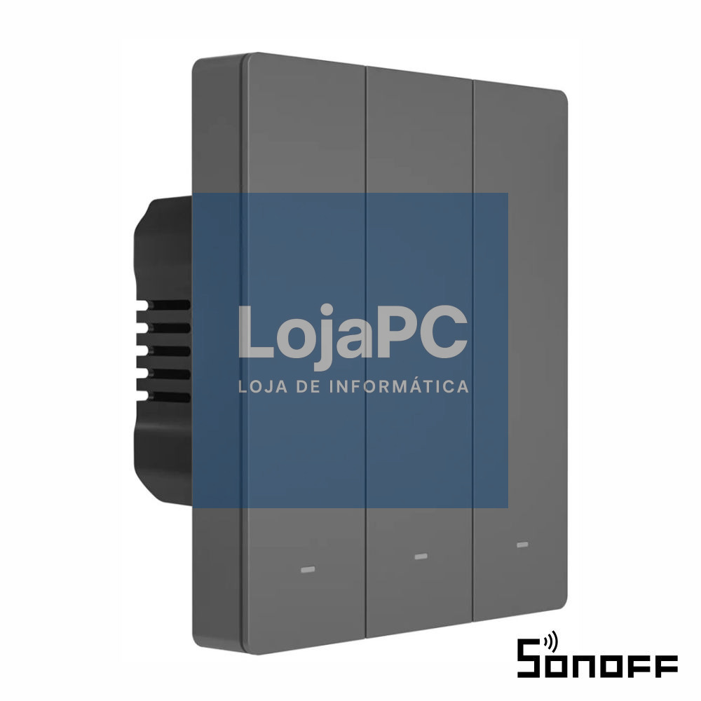 Interruptor Parede Triplo Encastrar WiFi+RF 3 Gang SONOFF