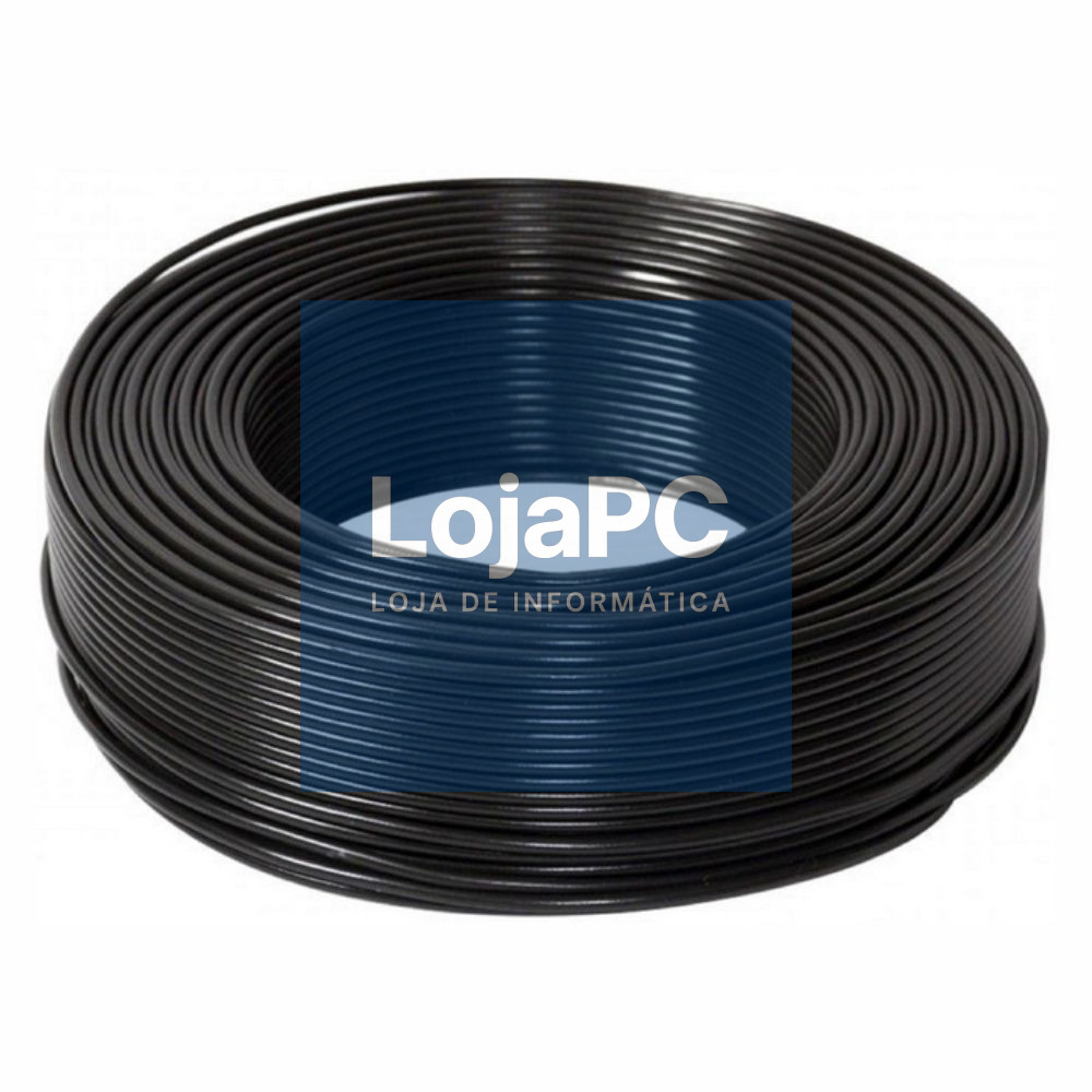 Cabo Solar Flexível 4mm Preto