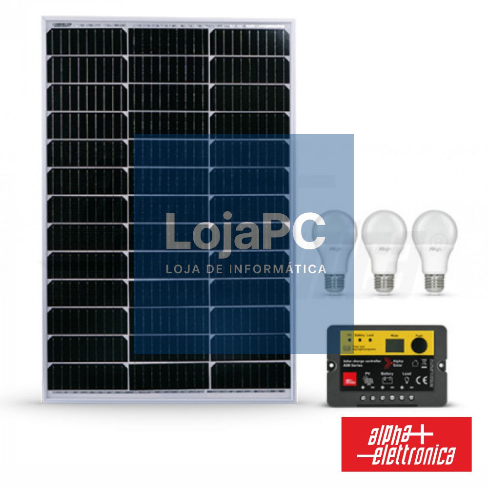 Kit Fotovoltaico 80W 12V S/ Bateria JOIN