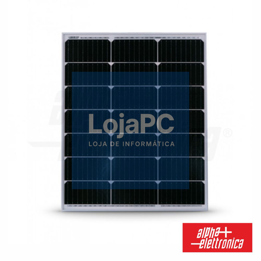 Painel Fotovoltaico 20.5V 65W Silicio Monocristalino ALPHA