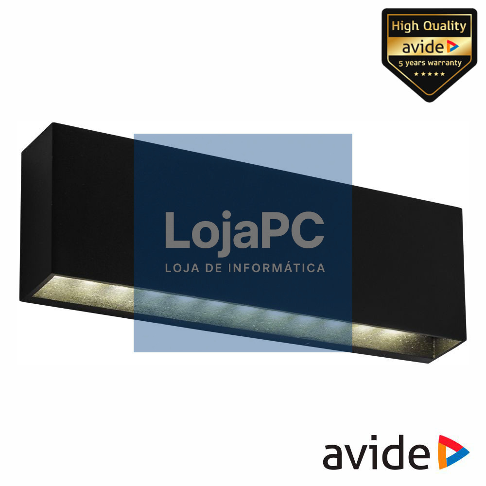 Candeeiro Parede LED 6W 4000K 384lm IP65 AVIDE