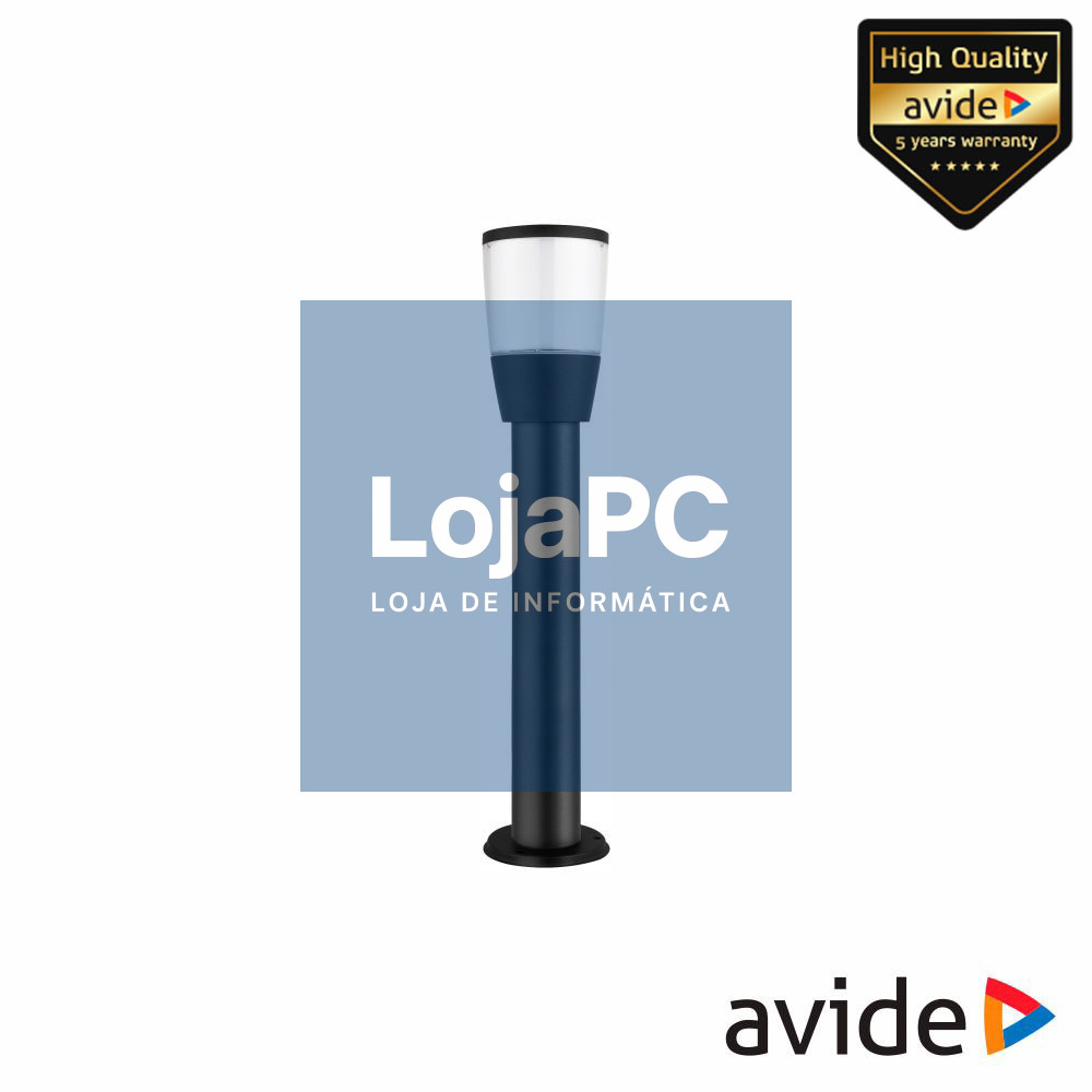 Candeeiro Exterior E27 52cm Preto AVIDE