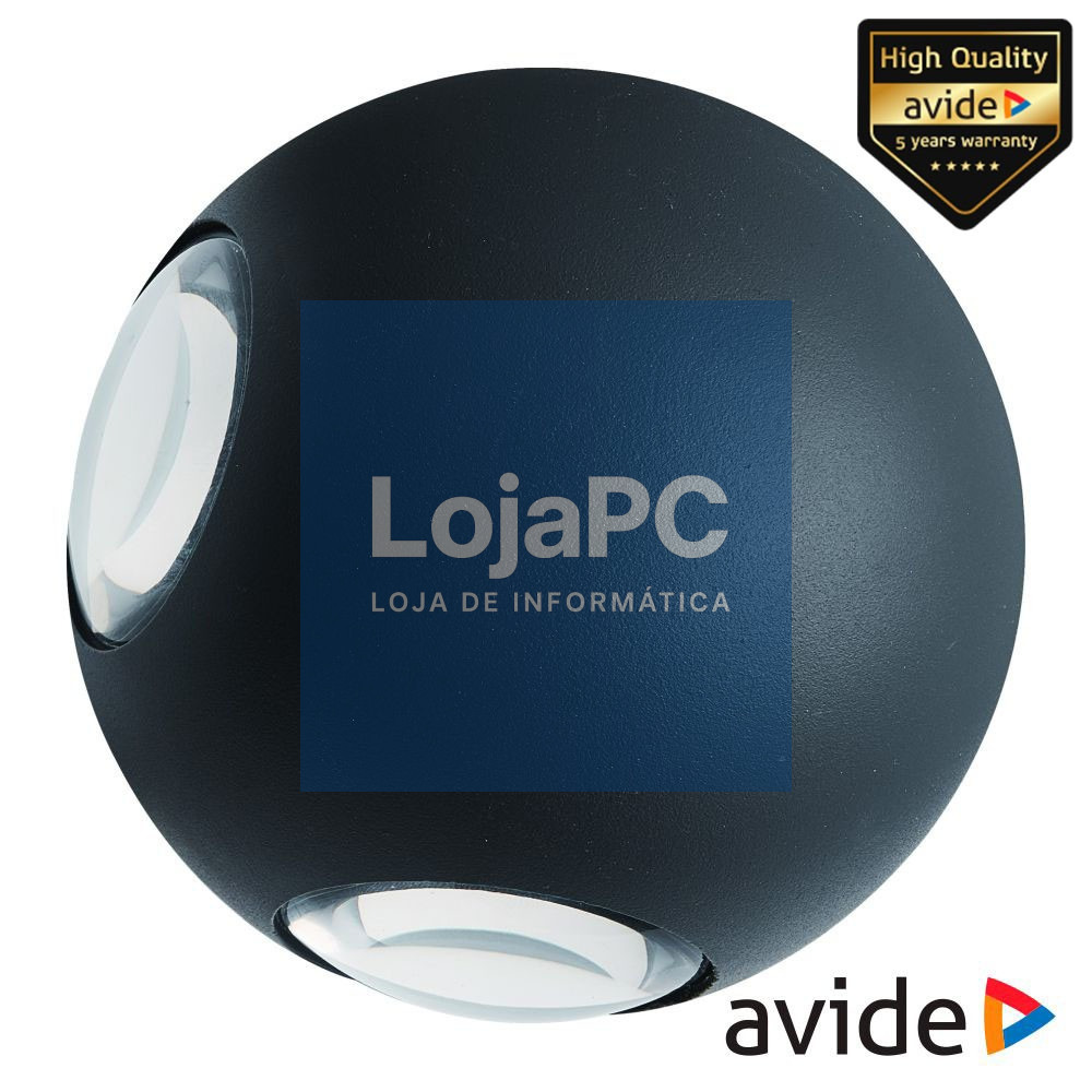 Candeeiro Parede LED 12W 4000K 477lm IP54 AVIDE