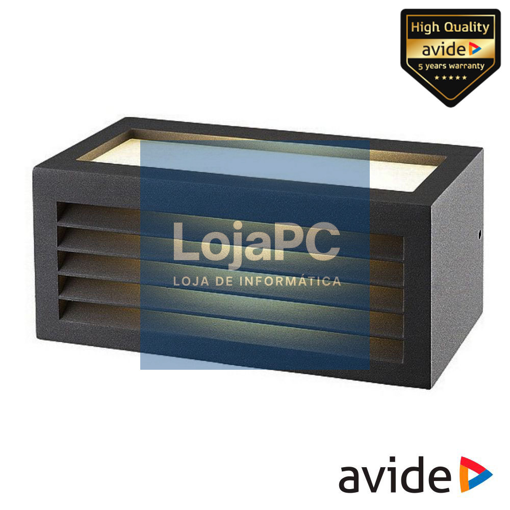 Candeeiro Parede LED 7W 1xE27 IP54 AVIDE