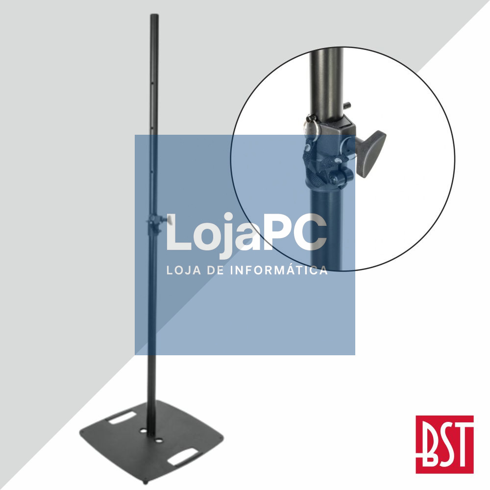Suporte P/ Colunas Preto 1.8m 20kg BST