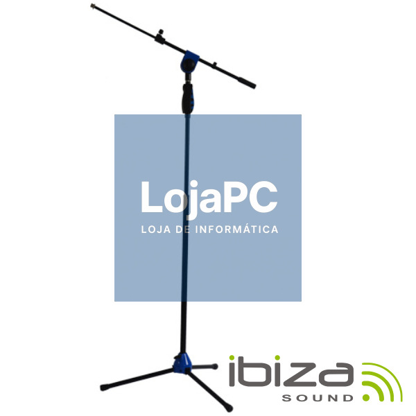SUPORTE P/ MICROFONE UNIVERSAL AZUL IBIZA