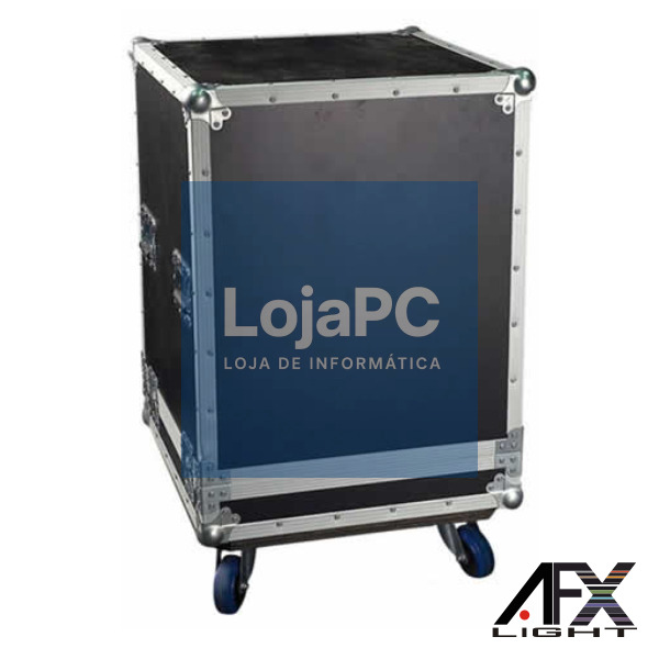 MALA TRANSPORTE DJ P/ 1MOVING HEAD BEAM2R RODAS AFXLIGHT