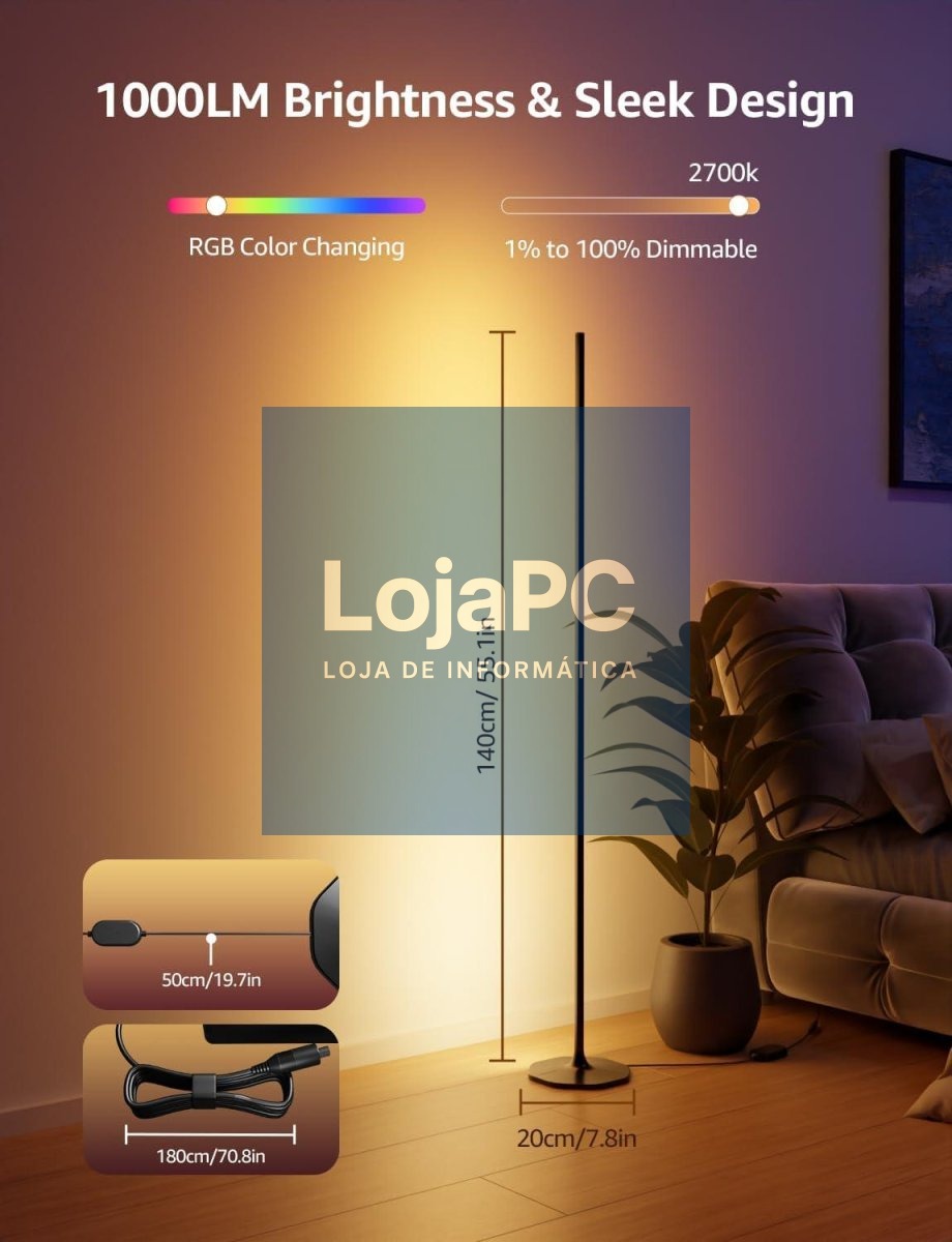 LEPRO OE1 LED FOOT LAMP AT 1000LM