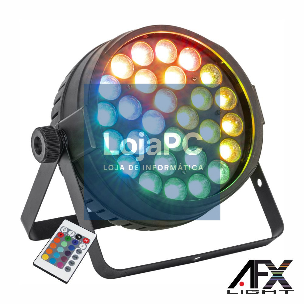 Projetor Par C/ 28 LEDS 10W RGBW DMX AFXLIGHT