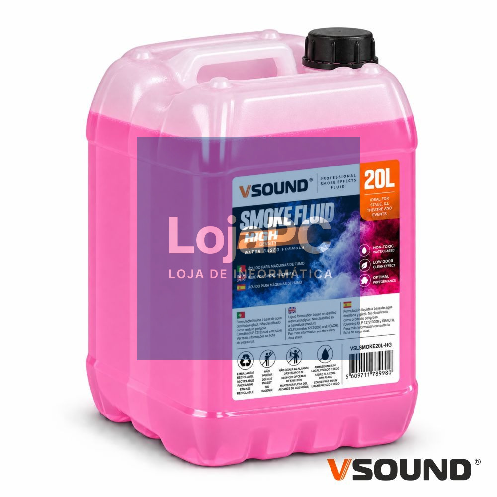 Líquido De Fumos Profissional Alta Densidade 20L VSOUND