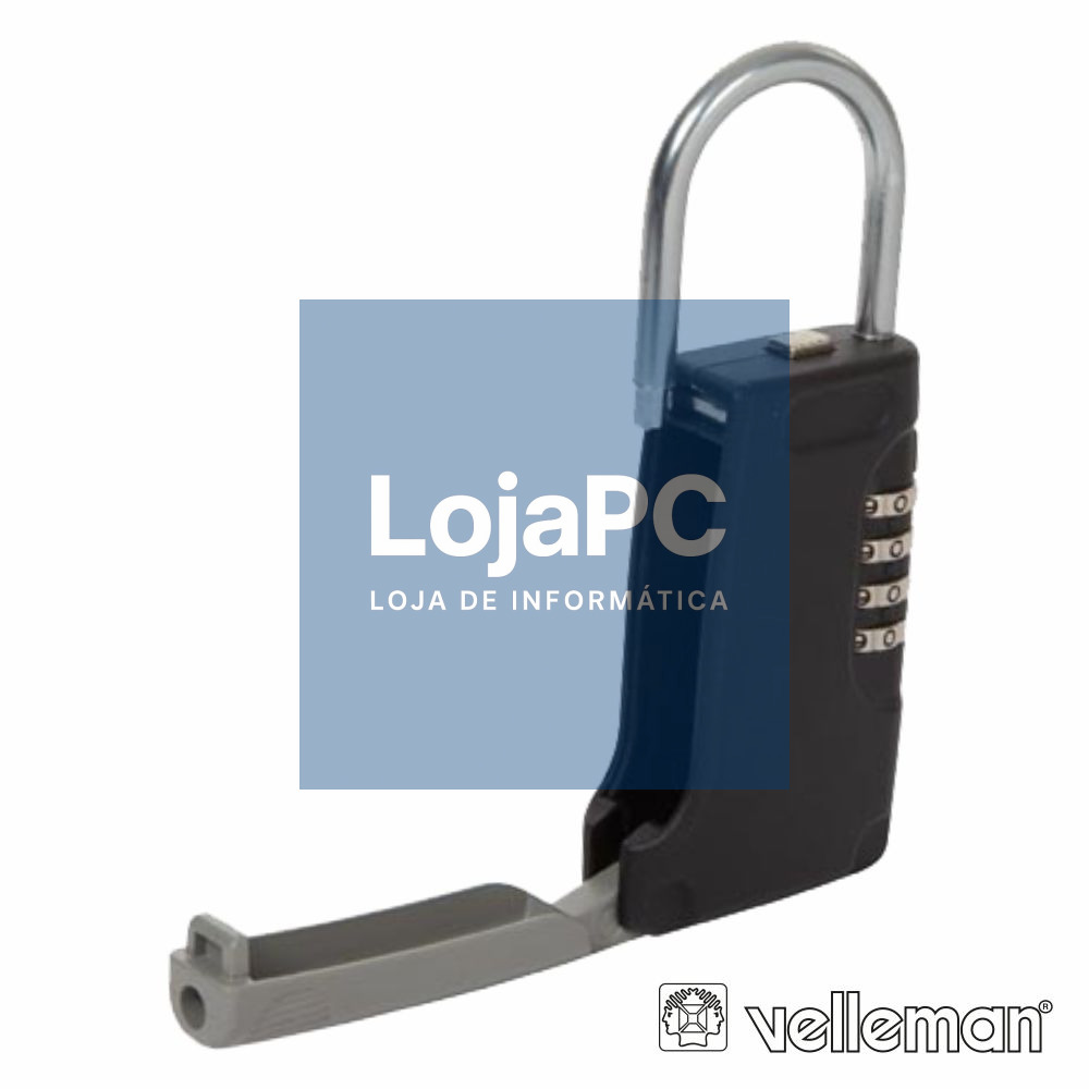 CHAVEIRO FORMATO CADEADO BLOQUEIO 4 DÍGITOS VELLEMAN