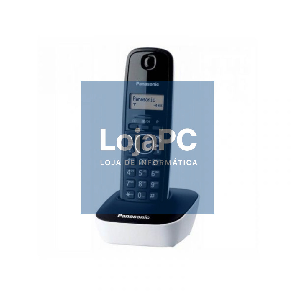 Telefone S/ Fios Preto PANASONIC