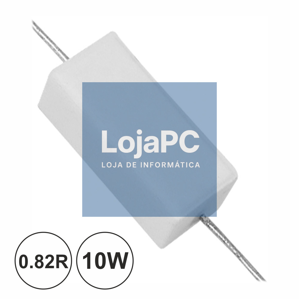 RESISTÊNCIA BOBINADA 0.82R 10W