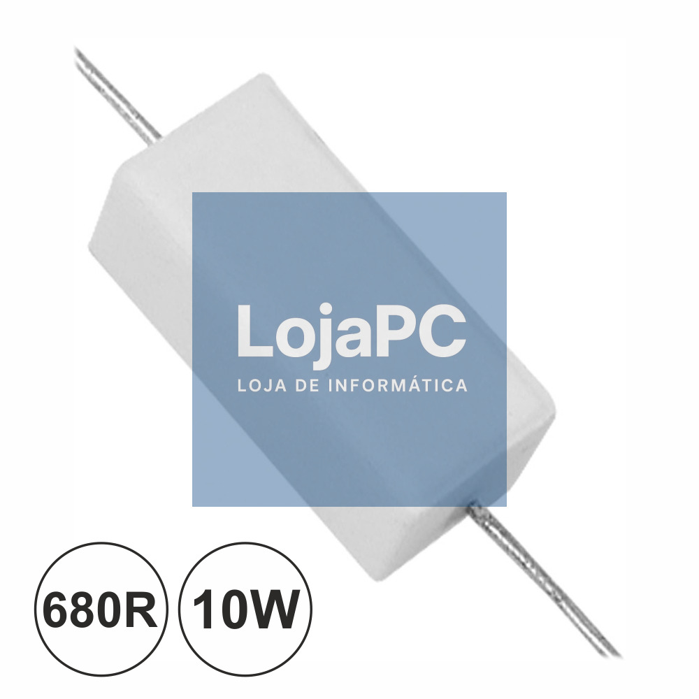 RESISTÊNCIA BOBINADA 680R 10W