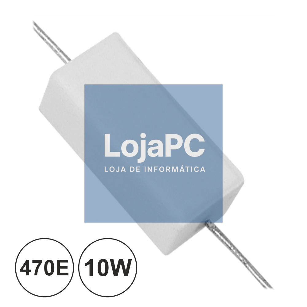 RESISTÊNCIA BOBINADA 470E 10W VELLEMAN