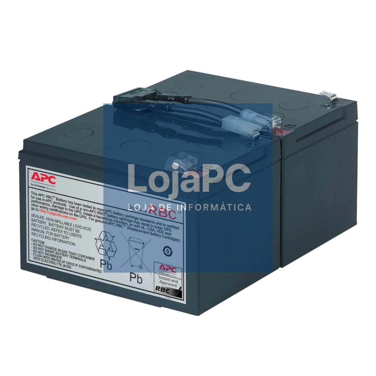 APC Replacement Battery Cartridge 6 UPS battery 1 x battery lead acid Black